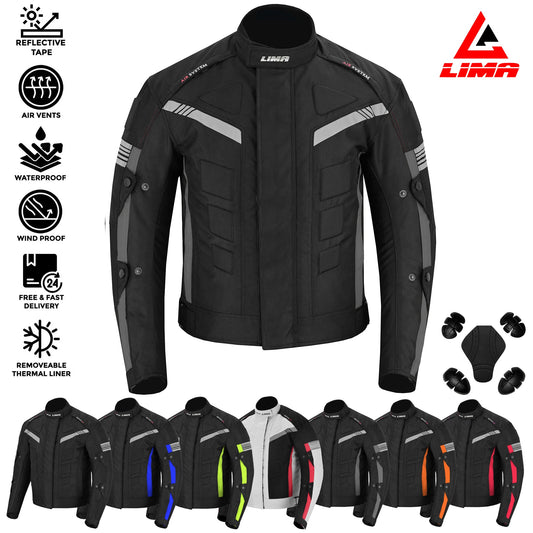 Sand Mens Motorcycle Waterproof Cordura Textile Jacket Motorbike CE2 Approved Armours (Copy)