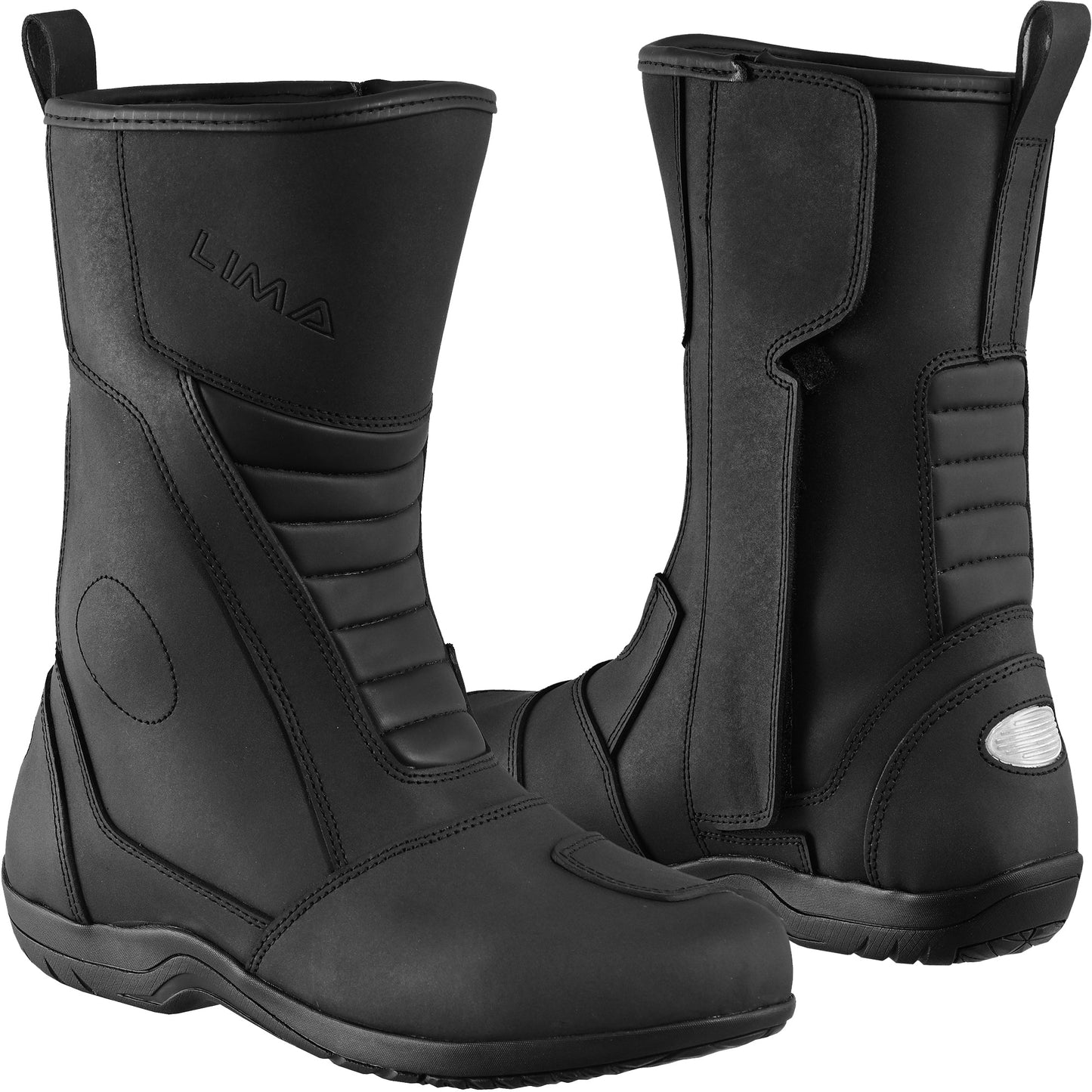 Mens Waterproof Leather Touring Boots Motorbike Motorcycle Riding Armoured Shoes ZEST