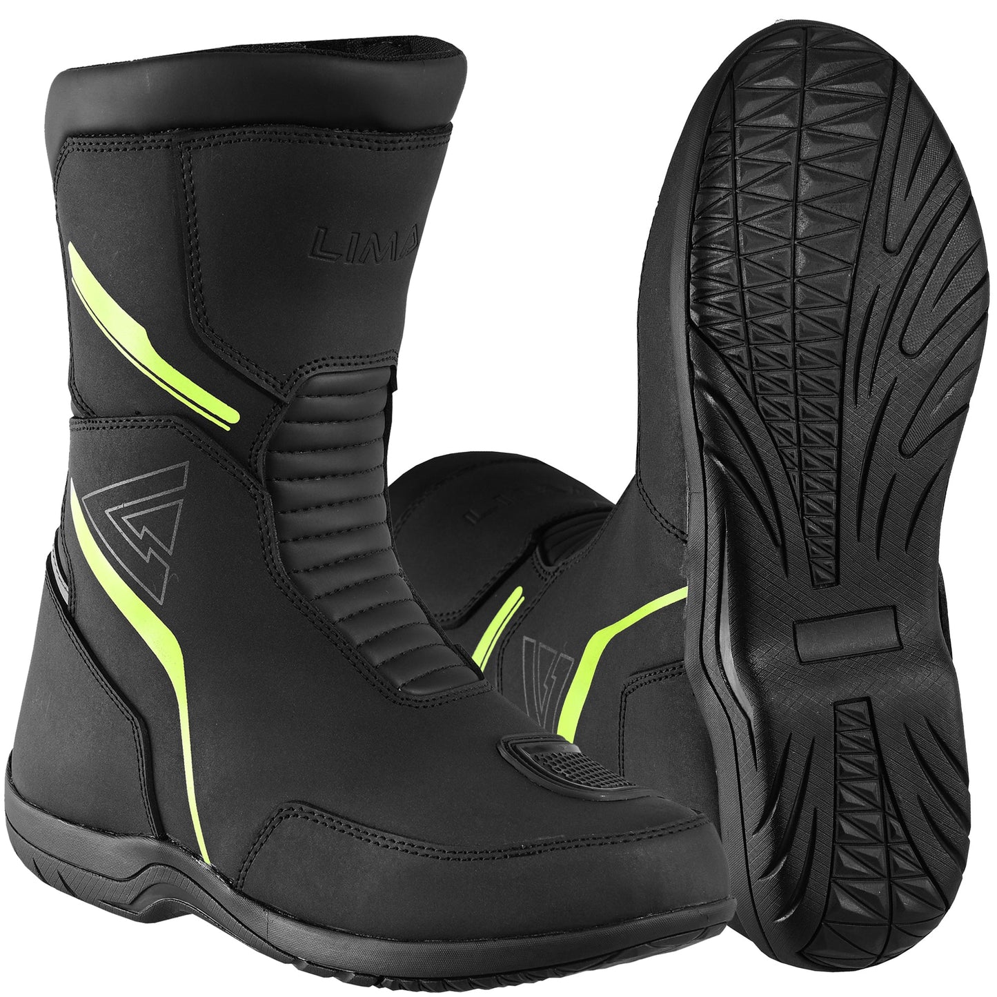 Mens Waterproof Leather Touring Boots Motorbike Motorcycle Riding Armoured Shoes ROCK