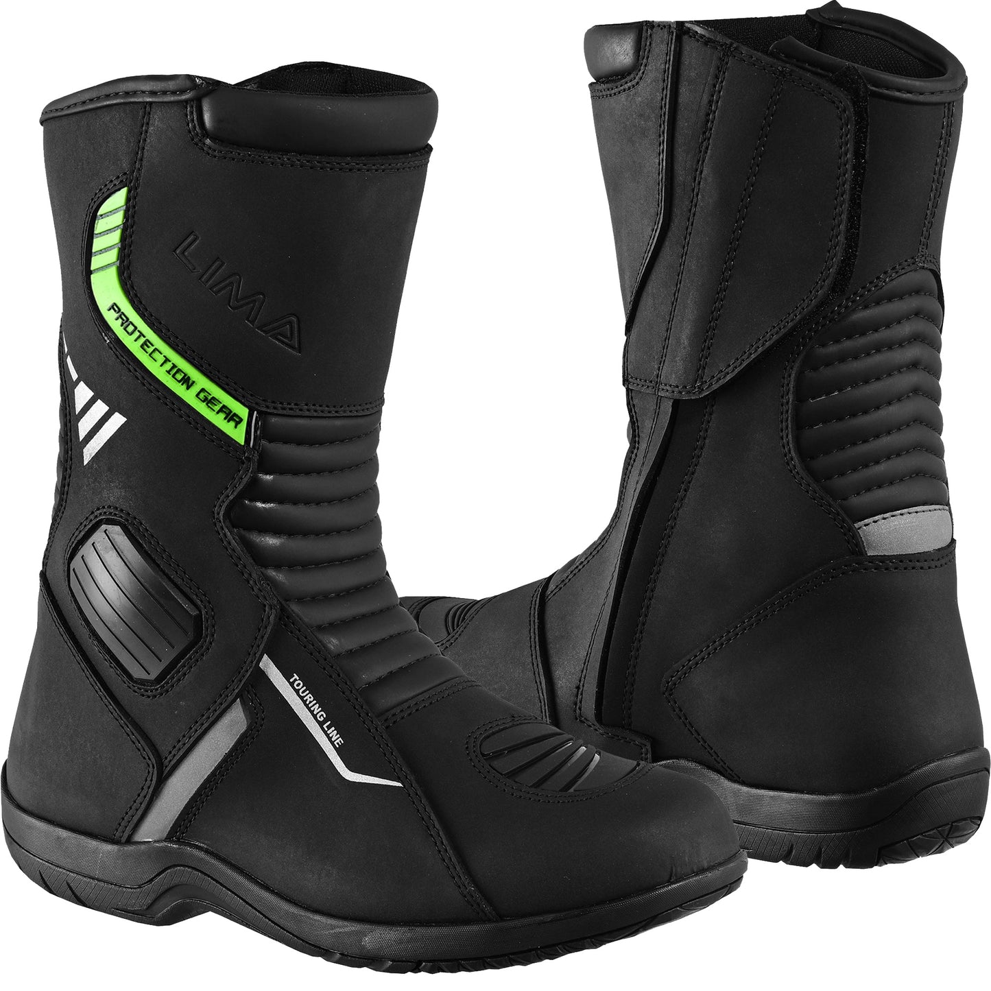 Mens Waterproof Leather Touring Boots Motorbike Motorcycle Riding Armoured Shoes ROARAR
