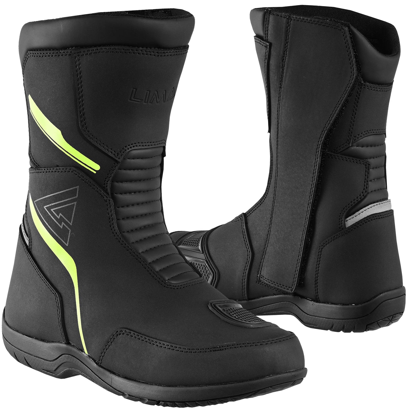 Mens Waterproof Leather Touring Boots Motorbike Motorcycle Riding Armoured Shoes ROCK