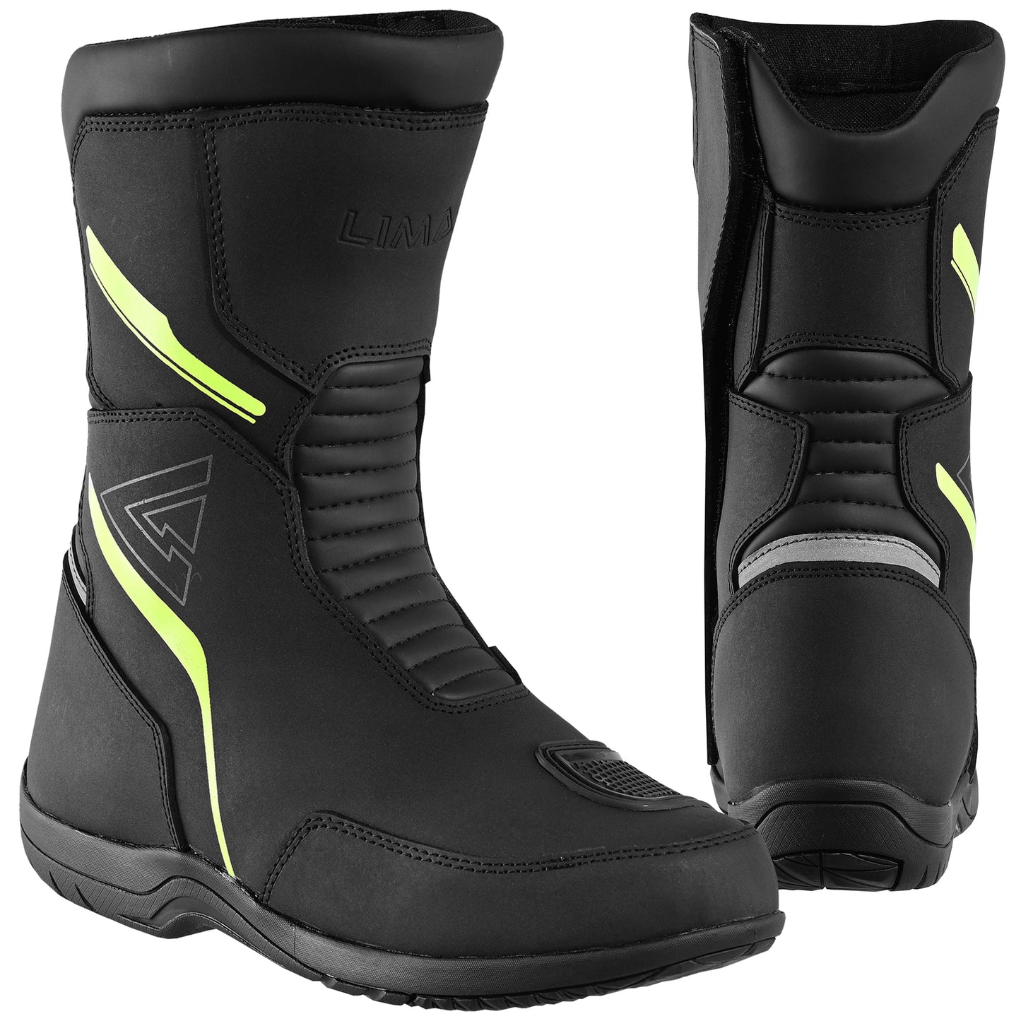 Mens Waterproof Leather Touring Boots Motorbike Motorcycle Riding Armoured Shoes ROCK