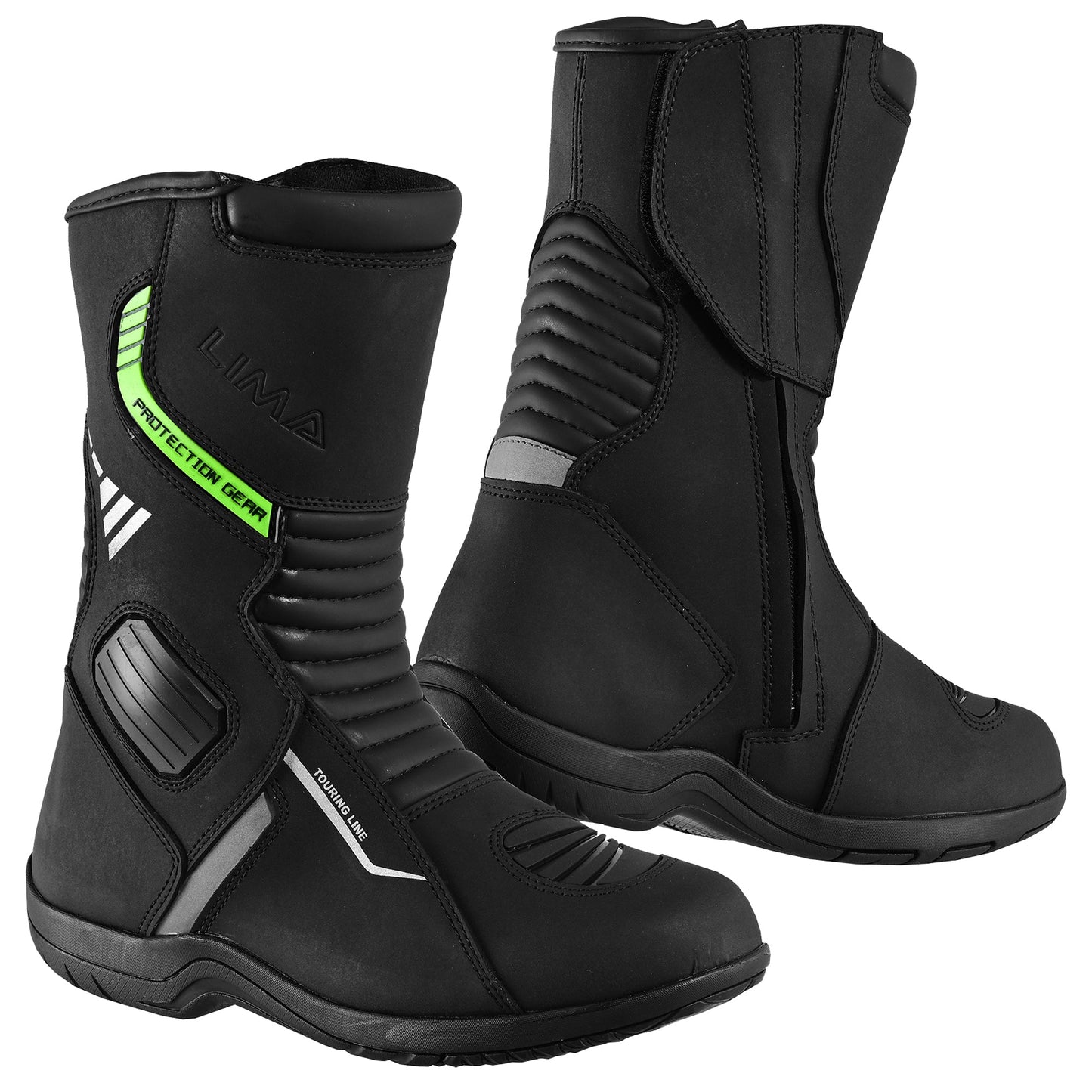 Mens Waterproof Leather Touring Boots Motorbike Motorcycle Riding Armoured Shoes ROARAR