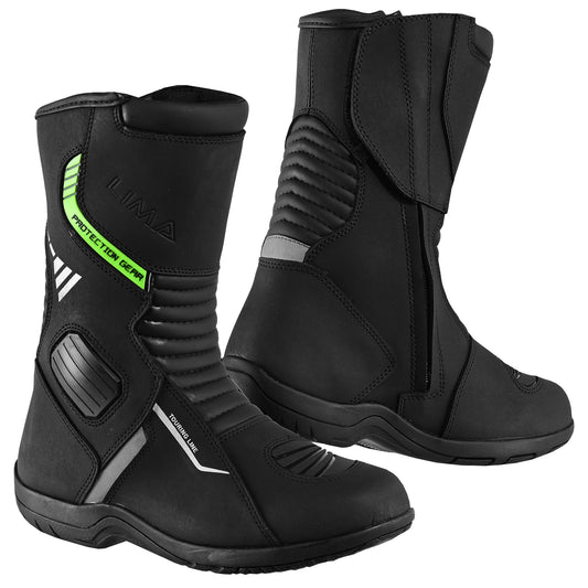 Mens Waterproof Leather Touring Boots Motorbike Motorcycle Riding Armoured Shoes ROARAR