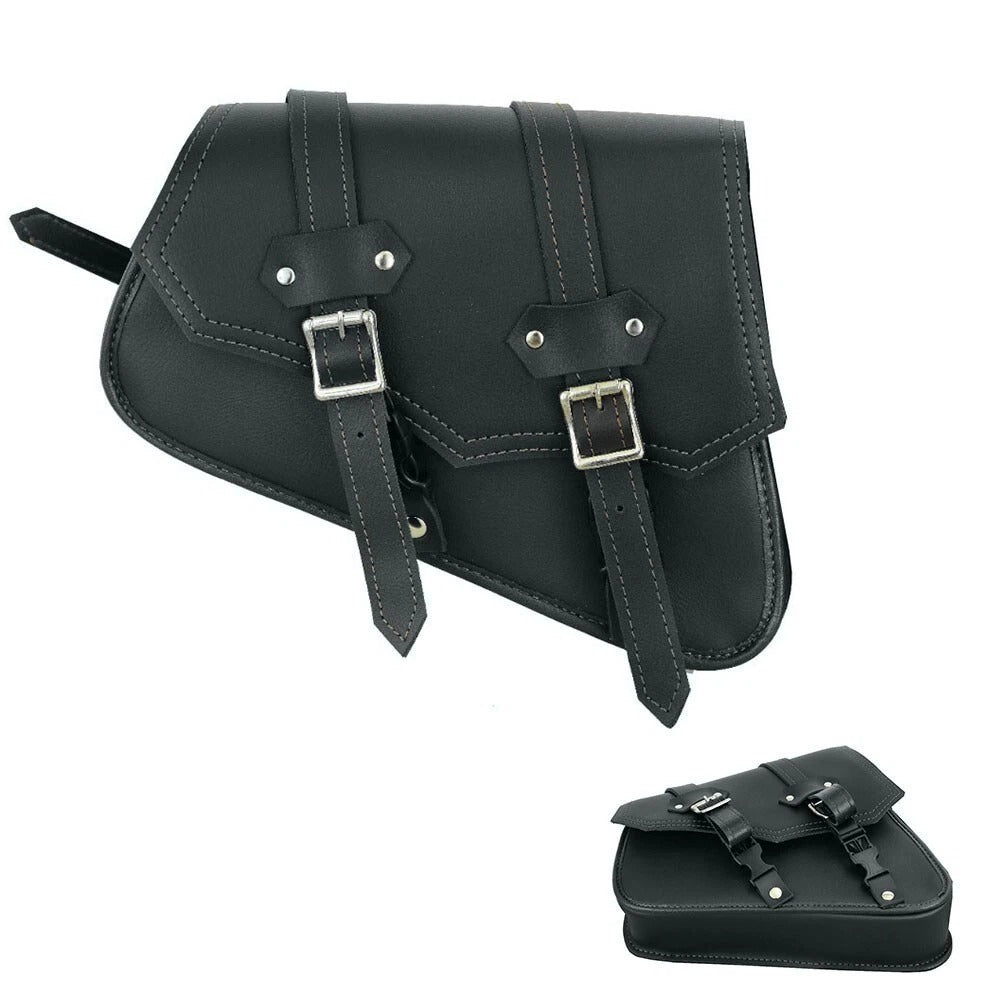 MOTORBIKE SADDLE BAGS MOTORCYCLE PANNIERS WATERPROOF LUGGAGE TOOL UNIVERSAL BAG MODLE BLACK 061