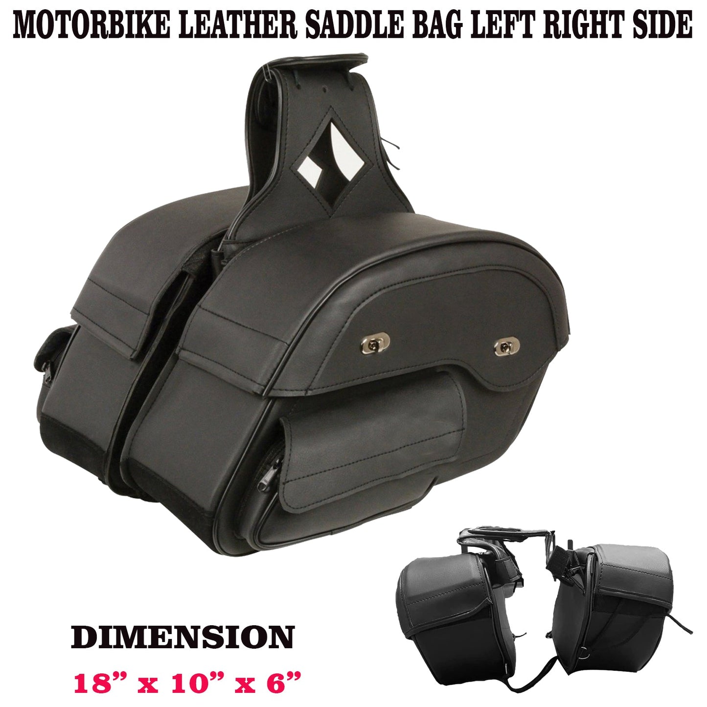 MOTORBIKE SADDLE BAGS MOTORCYCLE PANNIERS WATERPROOF LUGGAGE TOOL UNIVERSAL BAG MODLE 4515