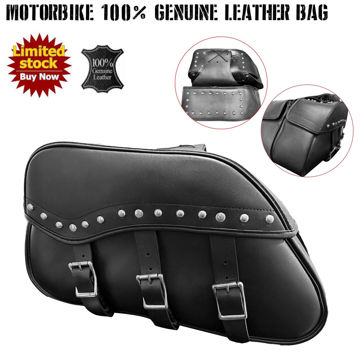 MOTORBIKE SADDLE BAGS MOTORCYCLE PANNIERS WATERPROOF LUGGAGE TOOL UNIVERSAL BAG MODLE 507
