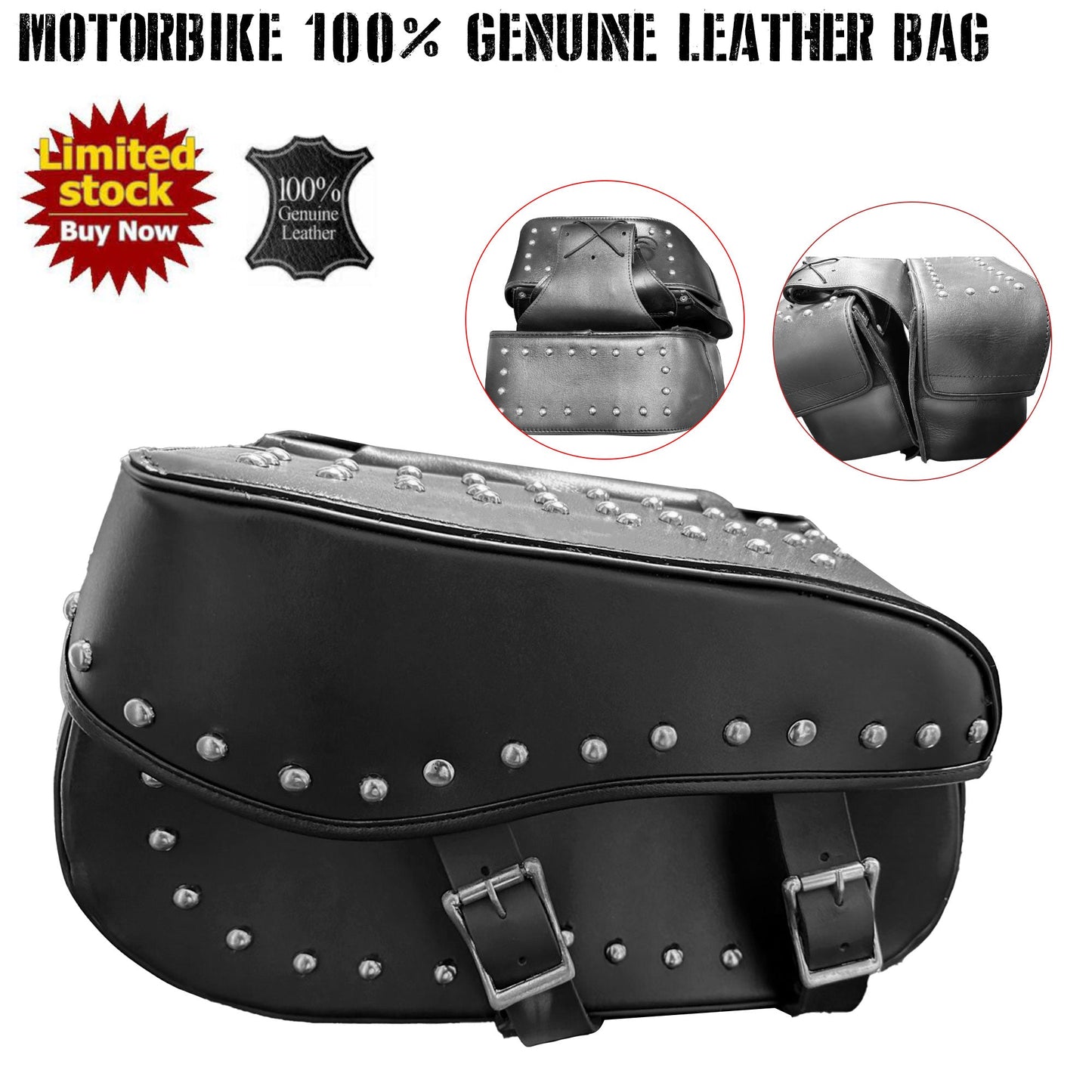 MOTORBIKE SADDLE BAGS MOTORCYCLE PANNIERS WATERPROOF LUGGAGE TOOL UNIVERSAL BAG MODLE 507