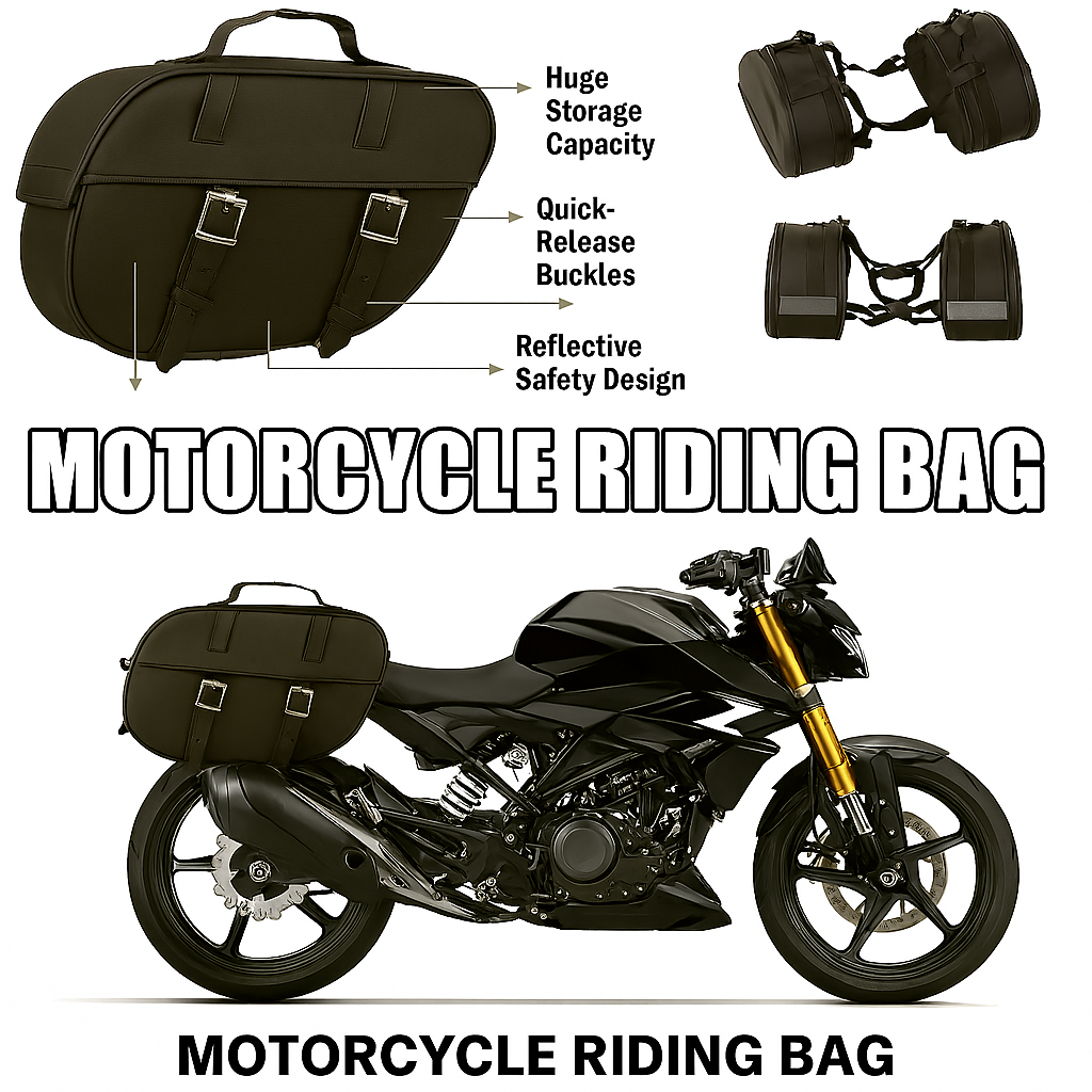 MOTORBIKE SADDLE BAGS MOTORCYCLE PANNIERS WATERPROOF LUGGAGE TOOL UNIVERSAL BAG MODLE 577