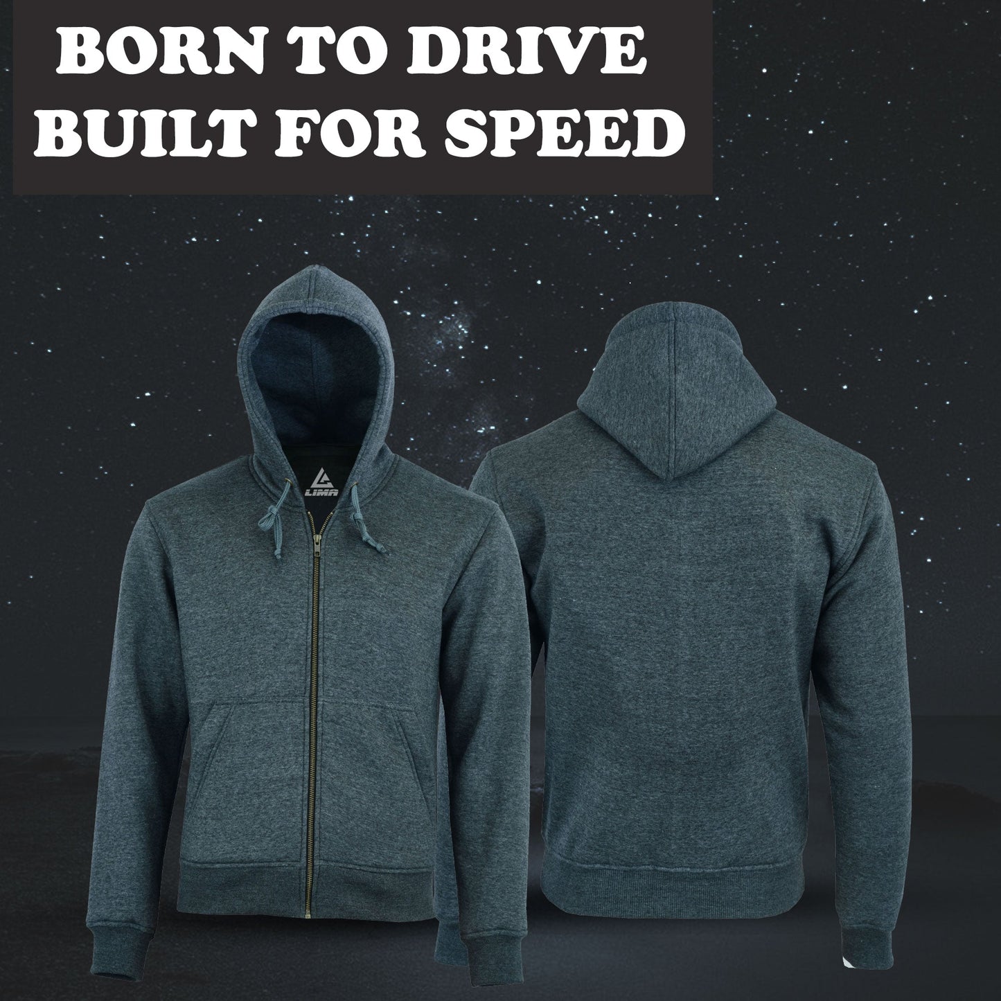 MEN SOFTSHELL MOTORCYCLE MOTORBIKE REMOVABLE CE ARMOUR JACKET WATERPROOF HOODIE  CHARCOL