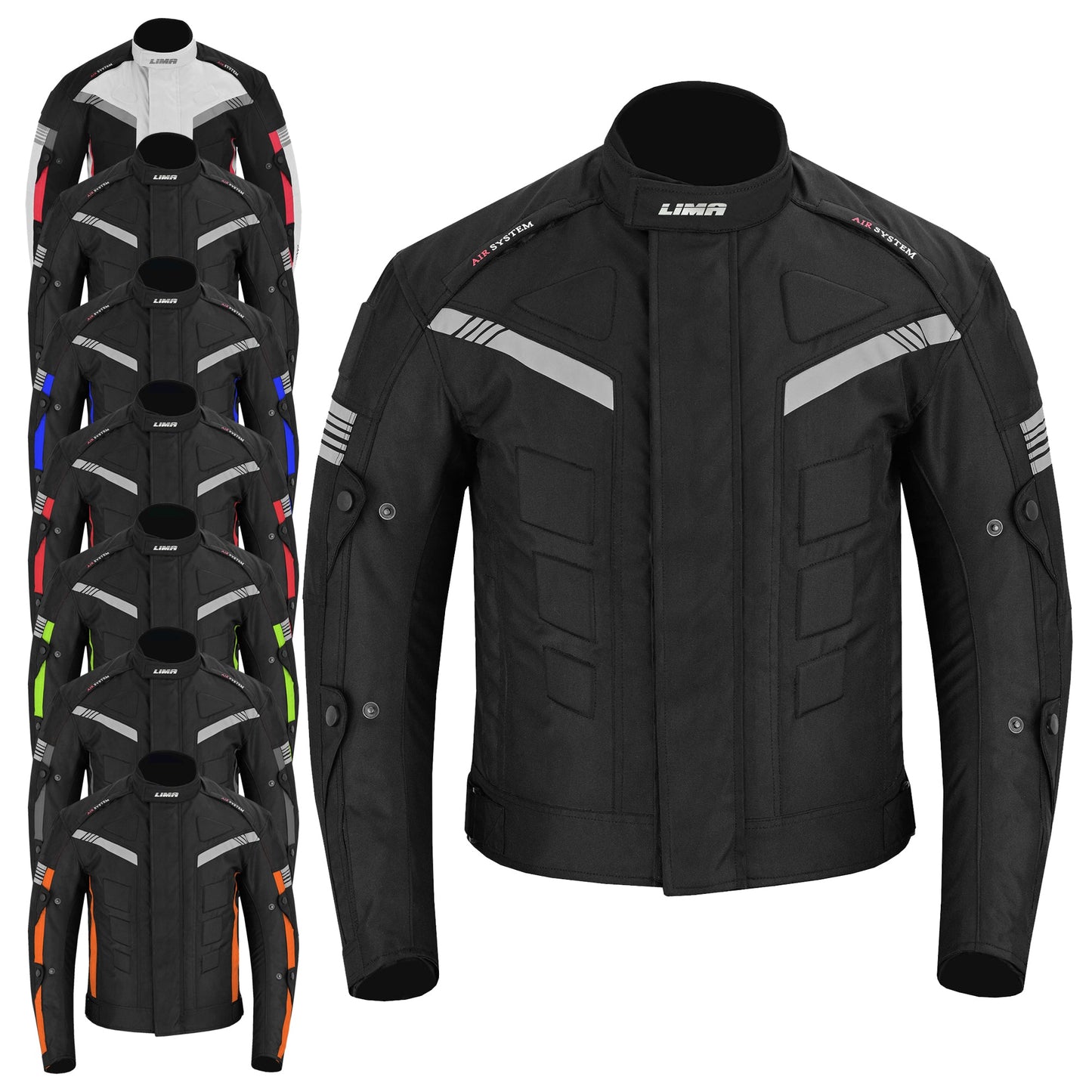 Mens Motorcycle Waterproof Cordura Textile Jacket Motorbike CE2 Approved Armours