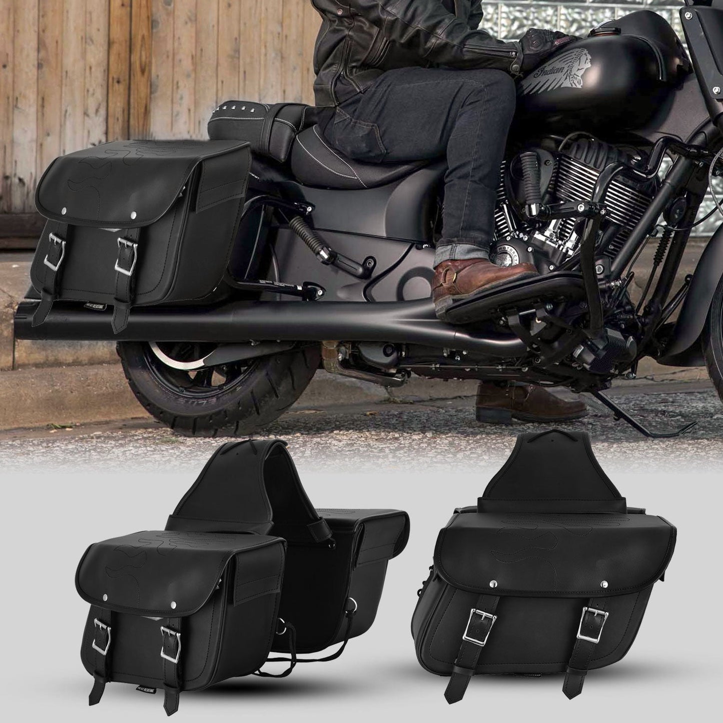 MOTORBIKE SADDLE BAGS MOTORCYCLE PANNIERS WATERPROOF LUGGAGE TOOL UNIVERSAL BAG MODLE 580